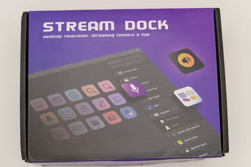 VSD inside Stream Dock 15-Key Streaming Console with 3 Knobs